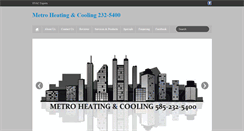 Desktop Screenshot of metroheatandcool.com